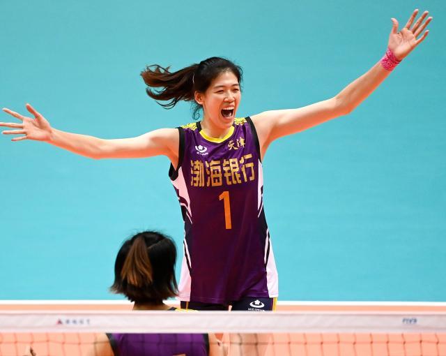 1632662903142053435.jpeg 世界杯官方正版下载-李盈莹成长+副攻线稳定 天津女排夺全运会第四冠